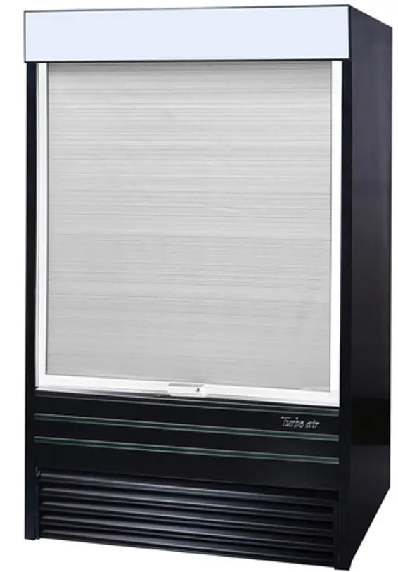 Turbo Air Sc-96-E(B) Fabric Security Cover – Black-Trimmed, 89.5" W × 1.75" D × 51.75" H 1