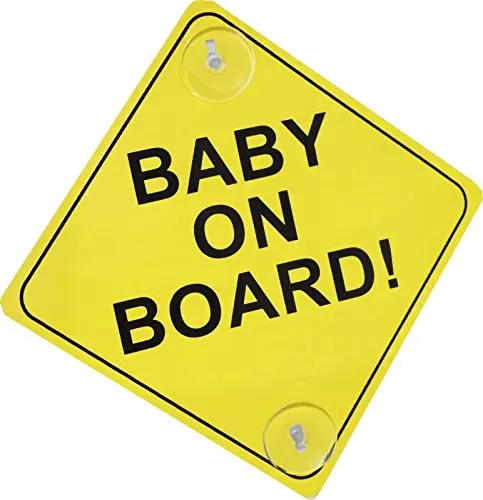 Twin-Pack Baby On Board Warning Signs – Vehicle Safety Display Set 1