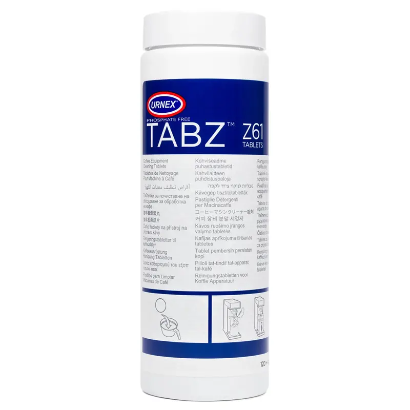 Urnex Tabz Z61 Espresso Equipment Cleaning Tablets 1