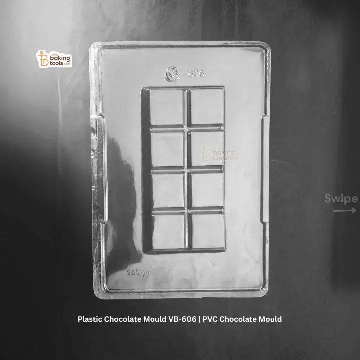 Vb-606 Pvc Chocolate Mold – Durable Plastic Molding Tray For Homemade Chocolates 1