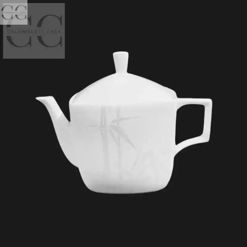 Vela Bamboo-Print Teapot – Fine Porcelain By Richard Ginori 1
