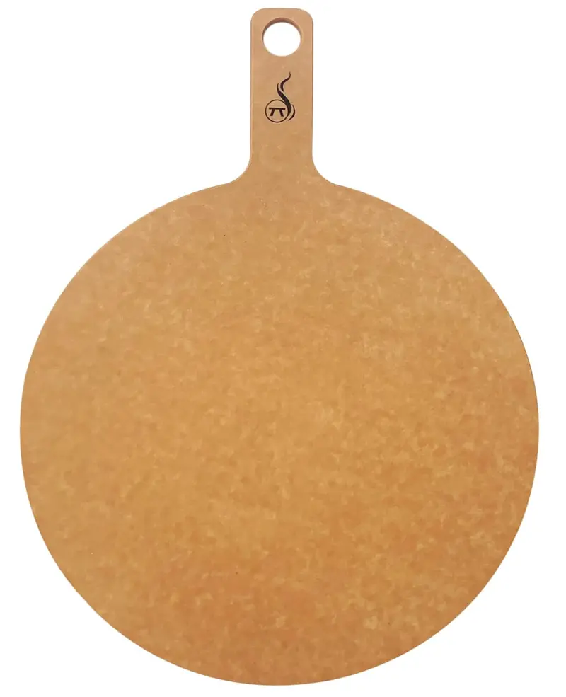 Verde-Colored Wooden Pizza Peel With Ergonomic Handle 1