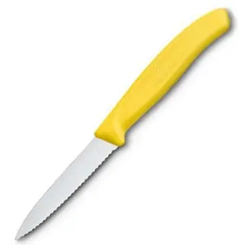Victorinox 3.25-Inch Yellow Serrated Paring Knife 1