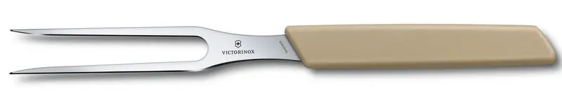 Victorinox Modern Carving Fork – Almond-Beige Handle 1