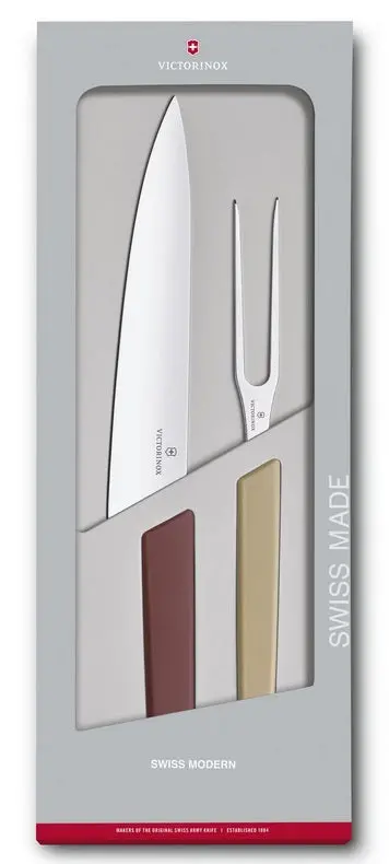Victorinox Modern Carving Knife Set – Vibrant Colored Handles 1