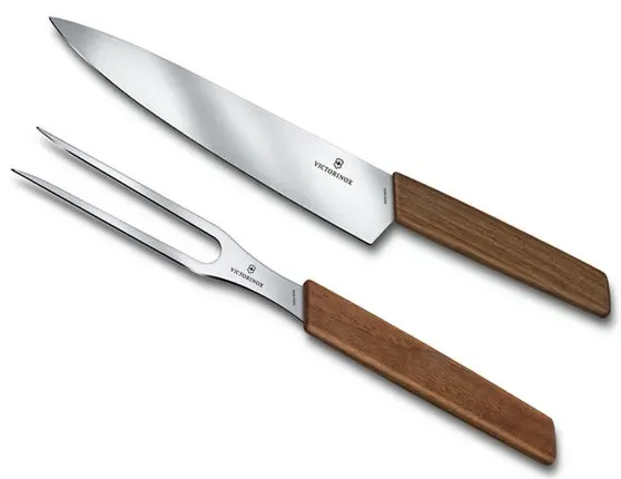 Victorinox Walnut-Handled Carving Knife Set 1