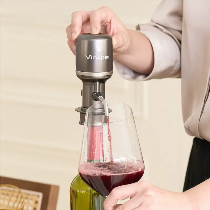 Vinxper Vx8 Gen 4 Electric Wine Aerator – Precision Flow Control & Rechargeable 1