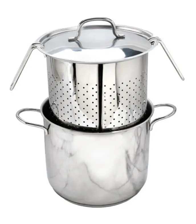 Vitantonio Allegra Stainless Steel Pasta Cooker – 24 Cm / 7 L Single-Pot Design 1