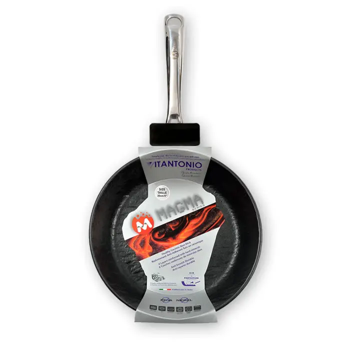 Vitantonio Magma Series Cast Aluminum Frying Pan – 26 Cm Nonstick-Ready 1