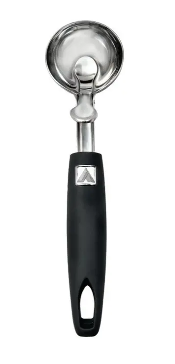Vitantonio Push-Button Ice Cream Scoop – Stainless Steel With Soft-Touch Handle (24 Cm) 1