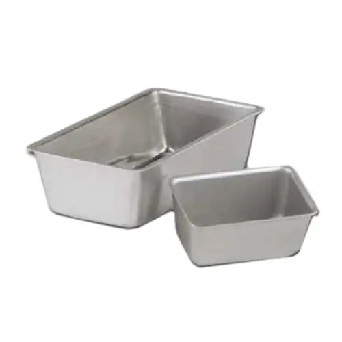 Vollrath Silverstone Aluminum Loaf Pan – 4.25" X 8.5" X 3.125", Model S5433 1
