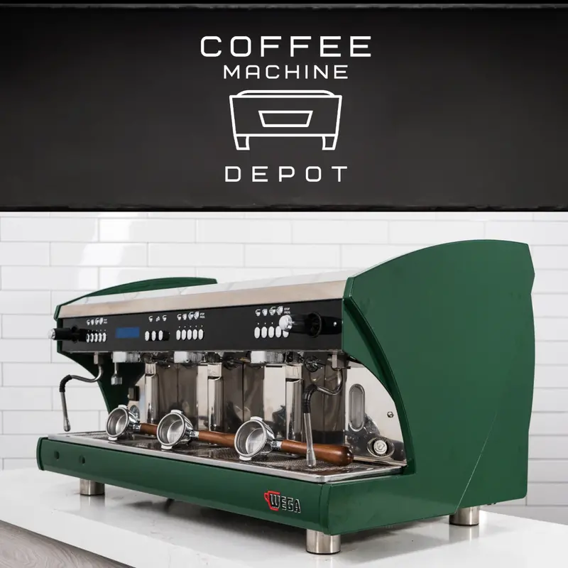 Wega Polaris Xtra Evd Three-Group High-Cup Commercial Espresso Machine – Emerald Green 1