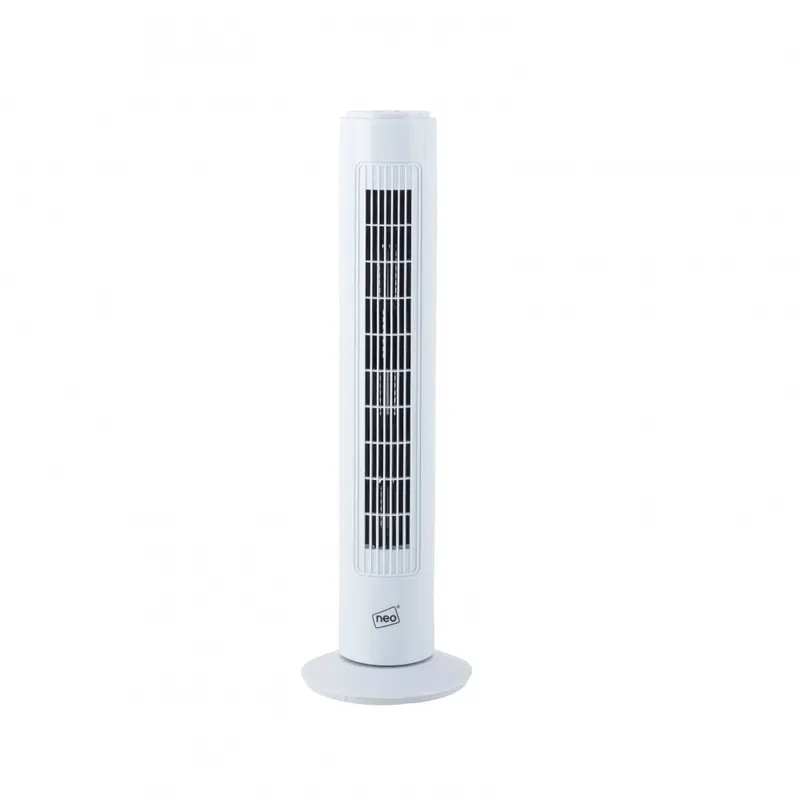 White 29" 3-Speed Oscillating Tower Fan – Neo Free-Standing Air Cooler 1