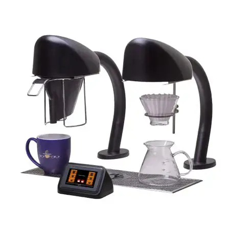 Wilbur Curtis Twin Black Single-Cup Undercounter Coffee Brewer 1