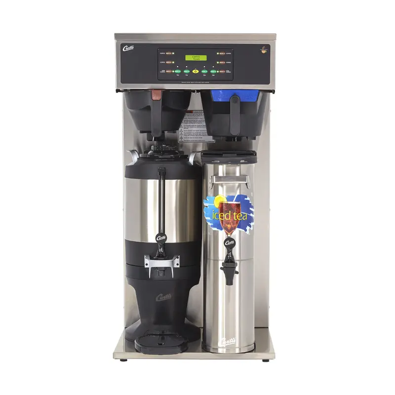 Wilbur Curtis Twin Hi-Volume Combo Coffee Brewer – Dual-Station High-Yield Brewer 1