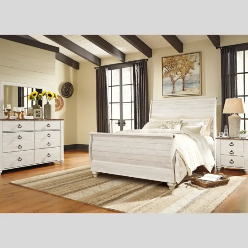 Willowton Solid Wood Bedroom Furniture Collection 1