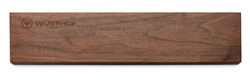 Wüsthof 12-Inch Walnut Magnetic Knife Strip – Artisan Wood Detailing 1