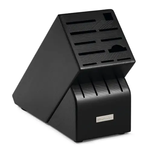 Wüsthof 15-Slot Black Ash Wood Knife Block 1
