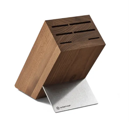 Wüsthof 6-Slot Thermo Wood Knife Stand 1