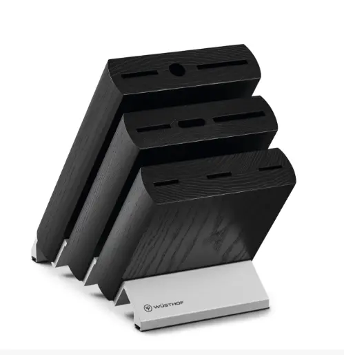 Wüsthof 9-Slot Black Ash Wood Knife Stand 1