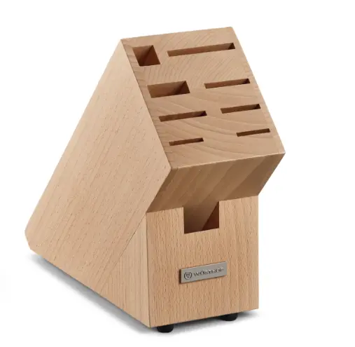 Wüsthof 9-Slot Natural Beech Knife Block 1