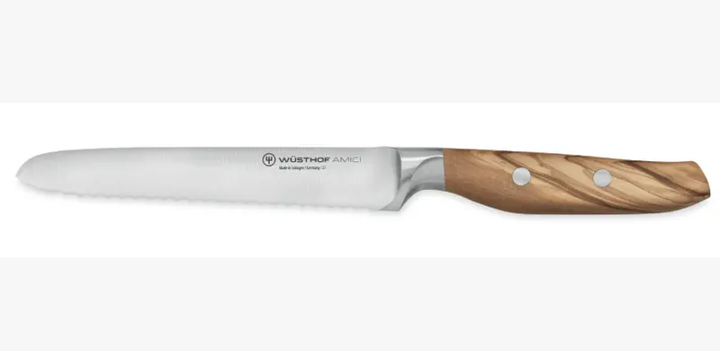Wüsthof Amici 5-Inch Serrated Utility Knife 1