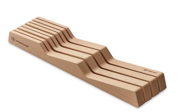 Wüsthof Beechwood In-Drawer Knife Tray – 7-Slot Compact Design 1
