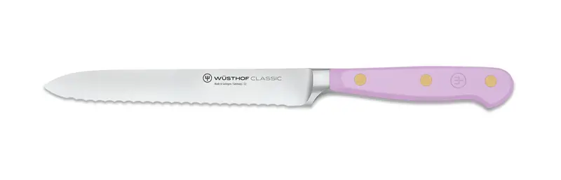 Wüsthof Classic Purple Yam 5-Inch Serrated Utility Knife 1