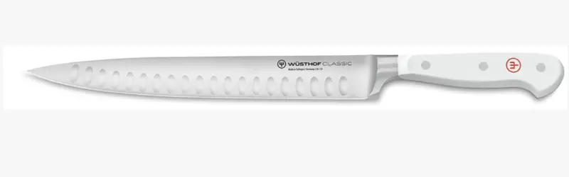 Wüsthof Classic White 9-Inch Hollow-Ground Carving Knife 1