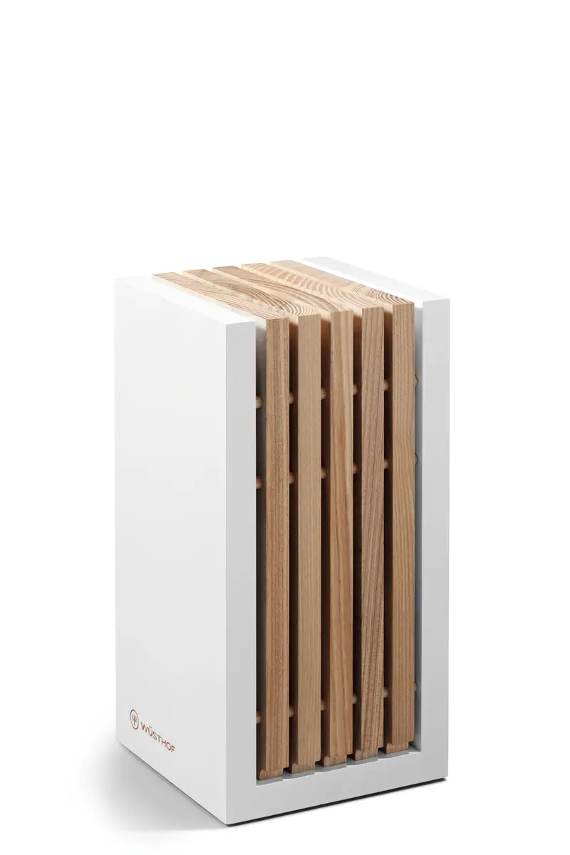 Wüsthof Designer White Knife Block – Contemporary Ceramic-Inspired Look 1