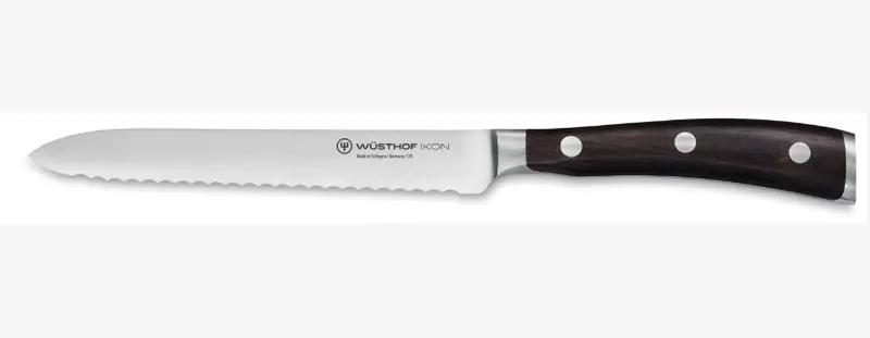 Wüsthof Ikon 5-Inch Serrated Utility Knife For Versatile Cutting 1
