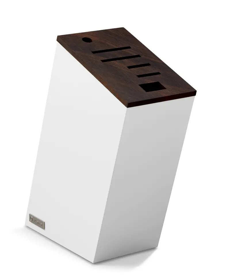 Wüsthof Slim White Knife Block – Space-Saving Vertical Storage 1