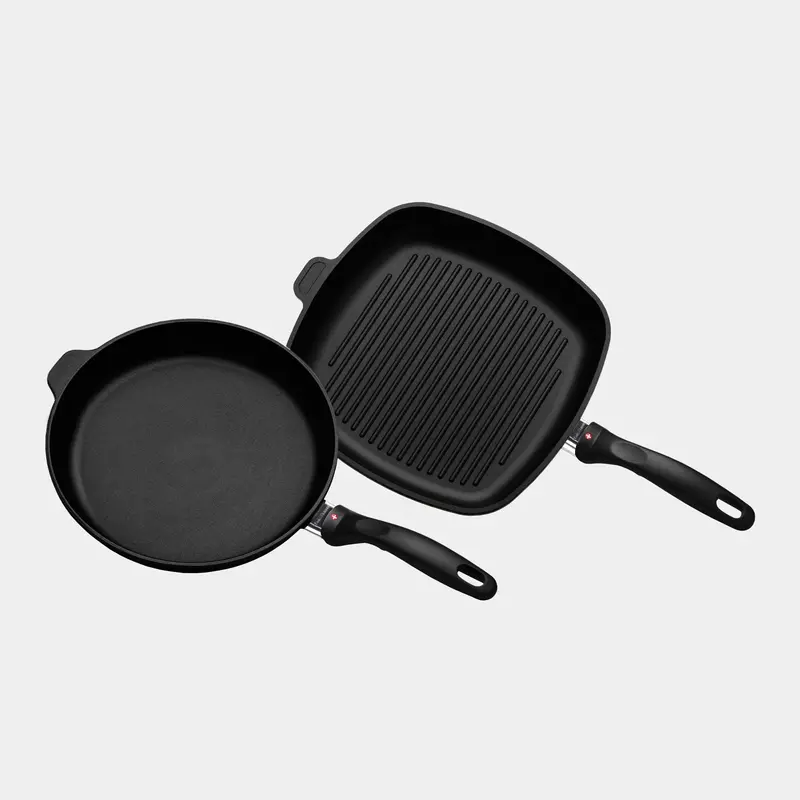 Xd 2-Piece Nonstick Set – Fry Pan And Grill Pan Duo 1