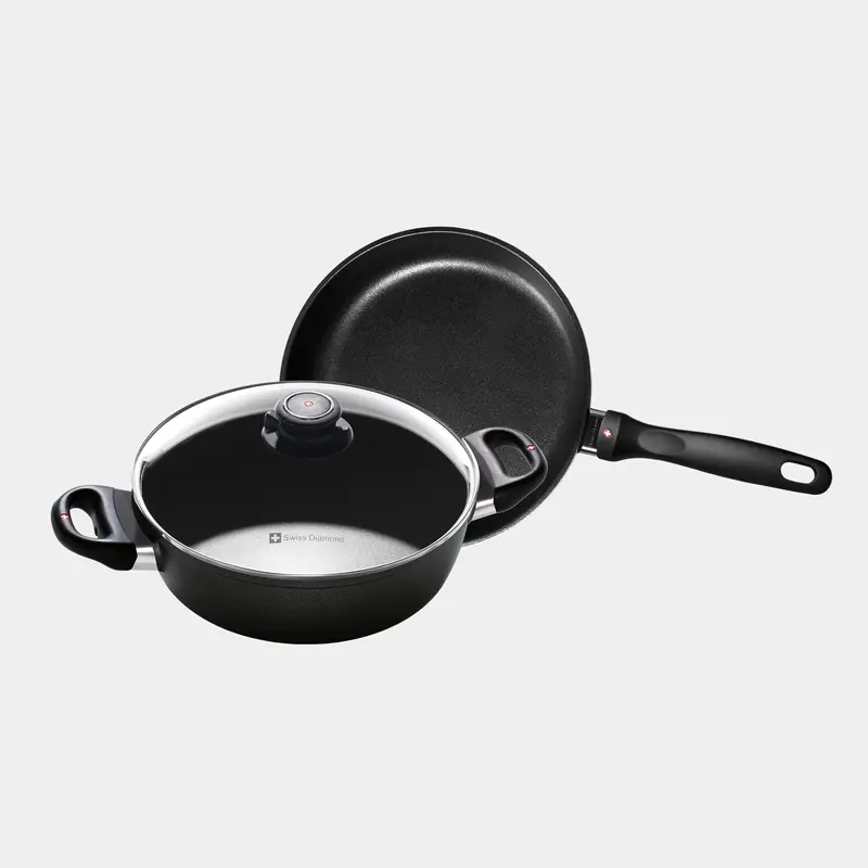 Xd 3-Piece Nonstick Set – Fry Pan And Casserole Dish Combo 1