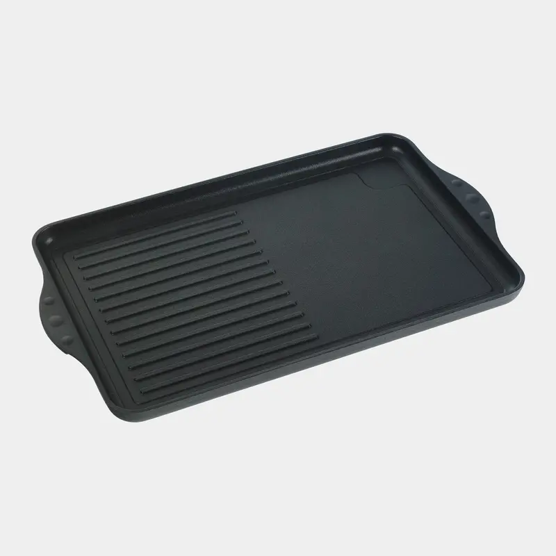 Xd Nonstick Dual-Burner Grill And Griddle Combo – 17" X 11" 1