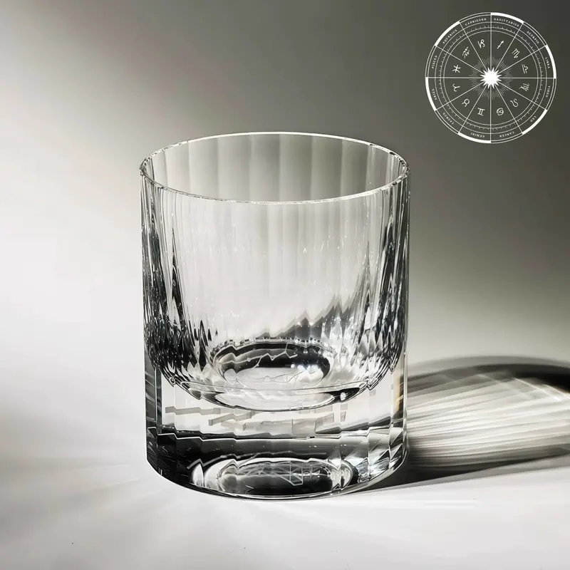 Zodiac Constellation Edo Kiriko Whisky Glasses – Limited Edition Set In Wooden Case 1