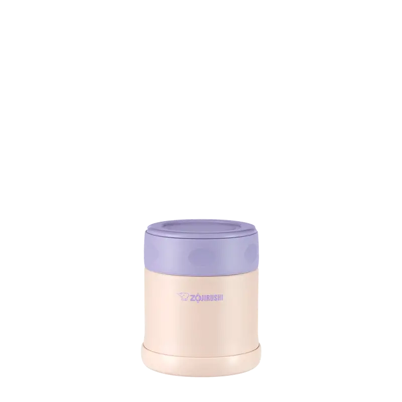 Zojirushi 9 Oz. Stainless Steel Food Jar – Pale Orange Vacuum Insulated Container 1