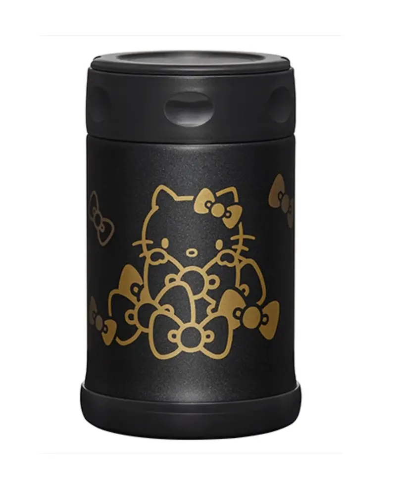 Zojirushi X Hello Kitty Stainless Steel Food Jar – 17 Oz, Matte Black Finish 1