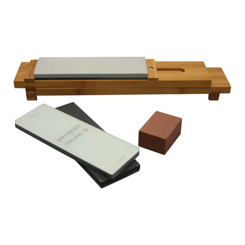 Zwilling Kramer Glass Water Stone Sharpening Kit – 6-Piece Professional System 1