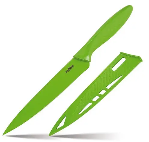 Zyliss Green Carving Knife – 7.5-Inch Granton Edge 1