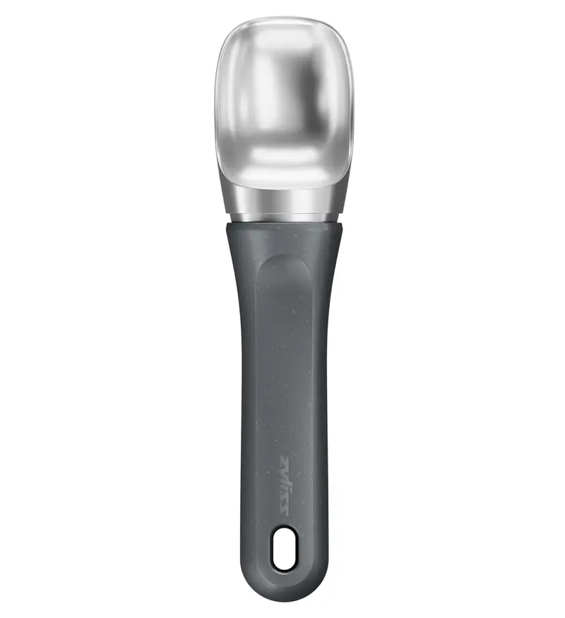 Zyliss Grey Ice Cream Scoop – Stainless Steel, Dishwasher Safe 1