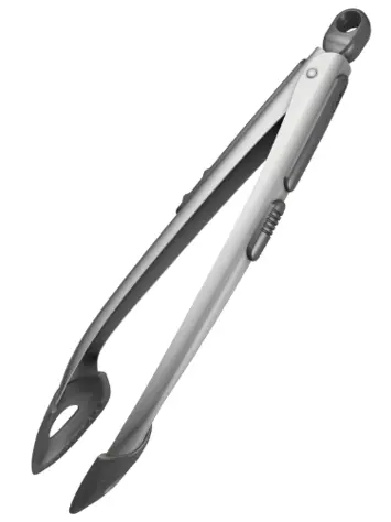 Zyliss Silicone-Tipped Tongs – Heat-Resistant, Non-Marring Grip 1