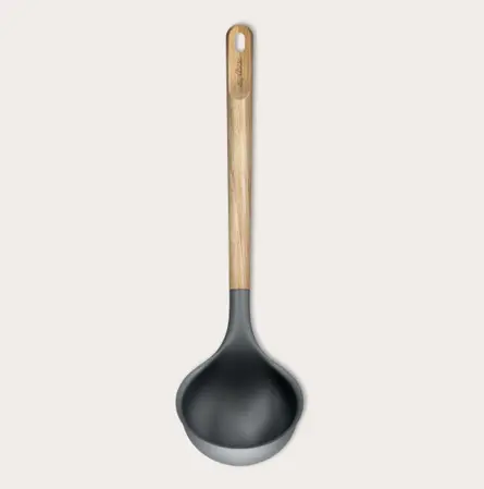 Zyliss Stainless Steel Ladle – Comfort-Grip Oak Wood Handle 1