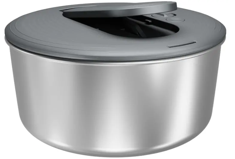 Zyliss Swift Dry Large Stainless Steel Salad Spinner 1